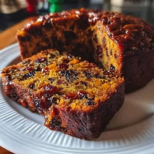 Bolo de Frutas de Natal